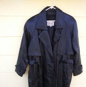 - Leather coat